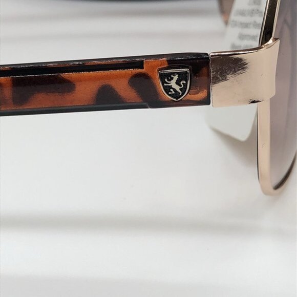 Lion Fashion Eyewear Women's Brown and Orange Sunglasses UV400 Item D-1 - Picture 11 of 11